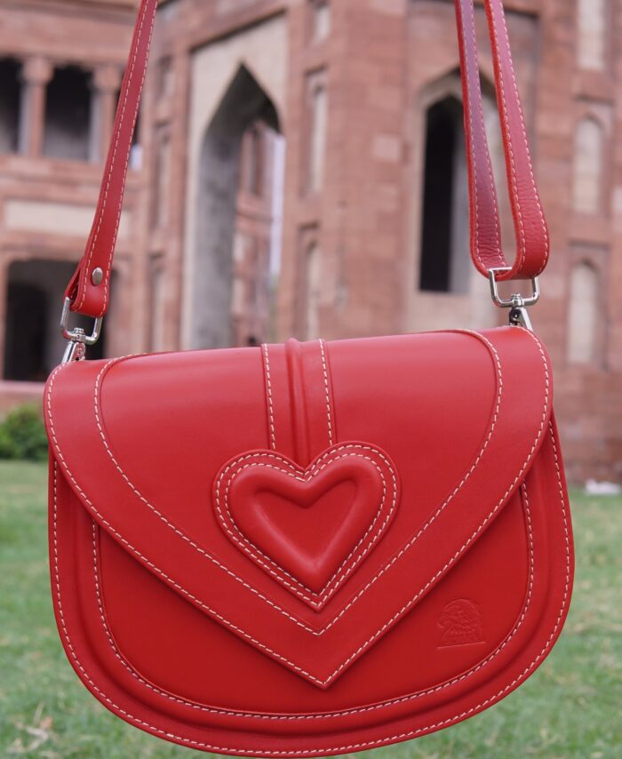 Cherish Red Leather Purse